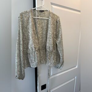 Sheer Tie Blouse